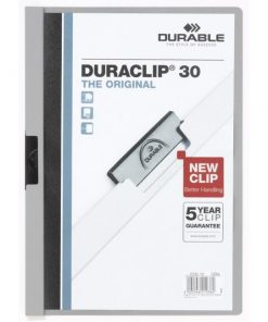 Obal s klipom DURACLIP Original 30 sivý