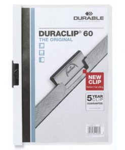 Obal s klipom DURACLIP Original 60 biely