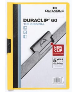 Obal s klipom DURACLIP Original 60 žltý
