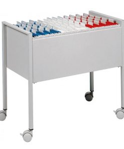 Kartotéka pojazdná jednoradová DURABLE ECONOMY 80 A4 sivá