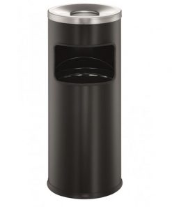 Kôš s popolníkom 17 ℓ čiierny