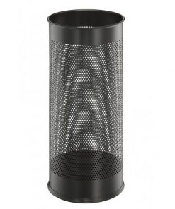 Stojan na dáždniky kovový čierny