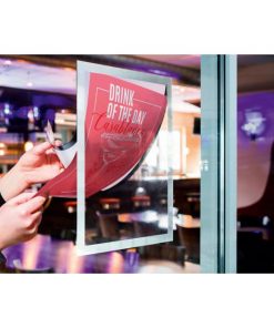 Samolepiaci panel Duraframe Sun A4 strieborný