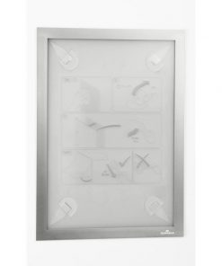 Samolepiaci DURAFRAME WALLPAPER A4 strieborný