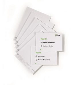 Náhradné kartičky pre Click Sign,Info Sign - 210x149 mm (A5)