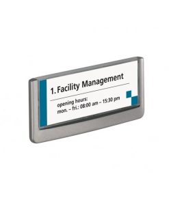 Informačná tabuľka Click Sign 149x52,5 grafitová