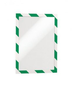 Samolepiaci Duraframe Security A4, zeleno-biely, bal.2 ks