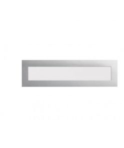 Magnetický DURAFRAME MAGNETIC Top pre A4, 210x40 mm, strieborný