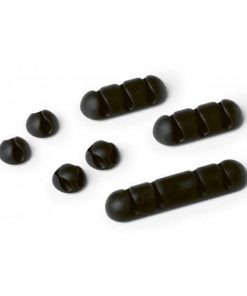 Úchytka na káble CAVOLINE CLIP MIX čierna