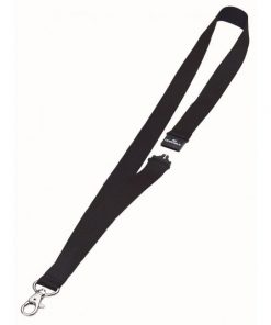 Závesný remienok DURABLE 20mm so skobou čierny 10ks