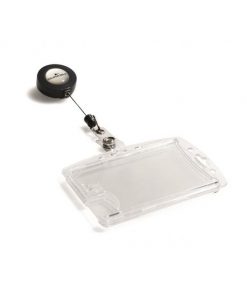 Visačka na 2 plastové karty s kotúčom DURABLE 54 x 87 mm, 10ks