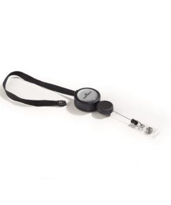 Závesný remienok DURABLE JOJO PLUS s kotúčom čierny 10ks