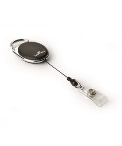 Výsuvný kotúč s prúžkom DURABLE JOJO STYLE čierny 10ks