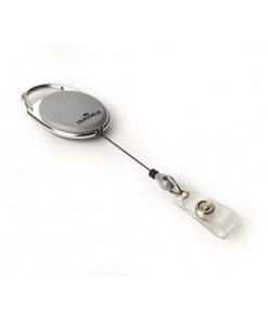 Výsuvný kotúč s prúžkom DURABLE JOJO STYLE sivý 10ks