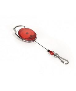 Výsuvný kotúč so svorkou DURABLE JOJO STYLE červený 1ks