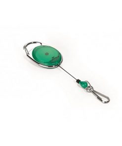 Výsuvný kotúč so svorkou DURABLE JOJO STYLE zelený 1ks