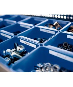 Vinylová páska Dymo XTL 12 mm biela/čierna