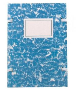 Spisové dosky A4 mramor modrý