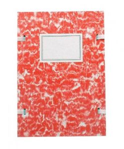 Spisové dosky A4 mramor červený