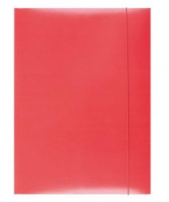 Kartónový obal s gumičkou Office Products červený