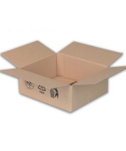 Krabica s klopou + recyklačné znaky 200x150x100 mm