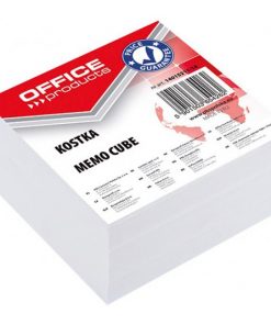 Poznámkový bloček kocka Office products nelepená biela, 85 x 85 x 40 mm