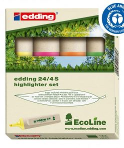 Sada zvýrazňovačov edding 24/4S