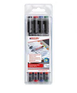 Sada permanentných popisovačov edding 140 S/4S