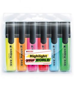 Sada zvýrazňovačov edding 345/6S