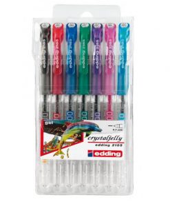 Sada gélových rollerov edding 2185/7S štandardné farby