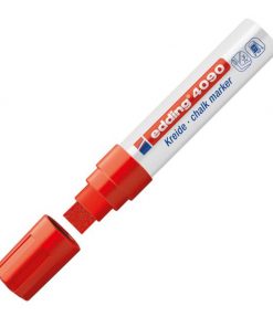 Kriedový popisovač edding 4090 červený