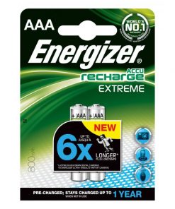Batéria Energizer mikrotužková nabíjateľná 800mAh AAA-HR03 / 2 ks