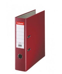 Zakladač pákový Esselte Economy 7,5cm bordový