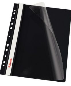 Rýchloviazač PVC s eurodierovaním Esselte VIVIDA čierny