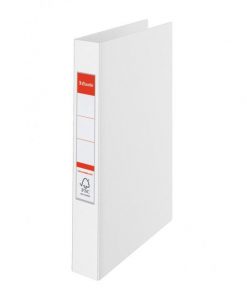 Zakladač 4-krúžkový Esselte celoplastový 4,2cm VIVIDA biely