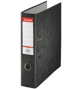 Zakladač pákový Esselte Rainbow 7,5cm čierny