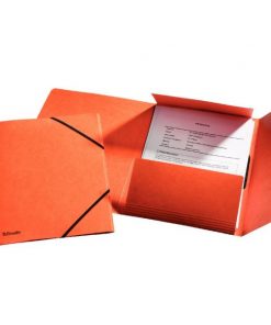 Prešpánový obal s gumičkou Esselte oranžový