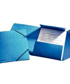 Prešpánový obal s gumičkou Esselte modrý