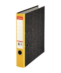 Zakladač pákový Esselte Mramor 5cm žltý