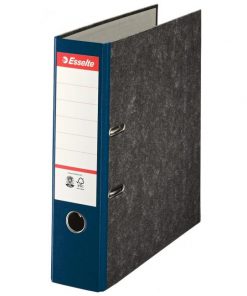 Zakladač pákový Esselte Mramor 7,5cm modrý