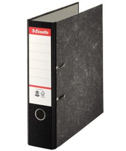 Zakladač pákový Esselte Mramor 7,5cm čierny