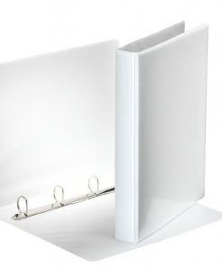 Zakladač prezentačný Esselte 4,4cm 4D-krúžkový biely