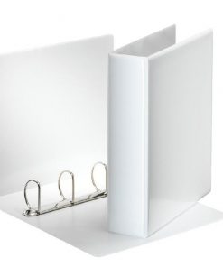 Zakladač prezentačný Esselte 7,7cm 4D-krúžkový biely