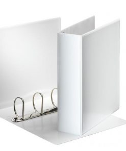 Zakladač prezentačný Esselte 8,6cm 4D-krúžkový biely