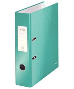 Zakladač pákový Leitz 180° WOW 8cm ľadovo modrý