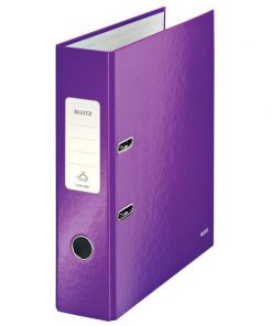 Zakladač pákový Leitz 180° WOW 8cm purpurový