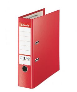 Zakladač pákový Esselte celoplastový A4 MAXI 8cm červený