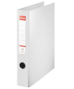 Zakladač 4-krúžkový Esselte celoplastový 5,8cm VIVIDA biely