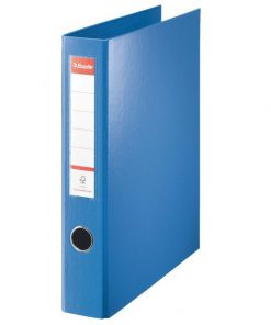 Zakladač 4-krúžkový Esselte celoplastový 5,8cm VIVIDA modrý