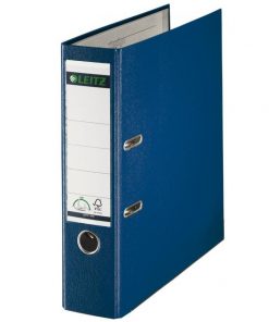 Zakladač pákový Leitz 180° 8cm modrý